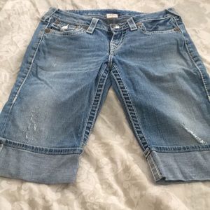 True Religion Cuffed Bermuda Shorts, 29